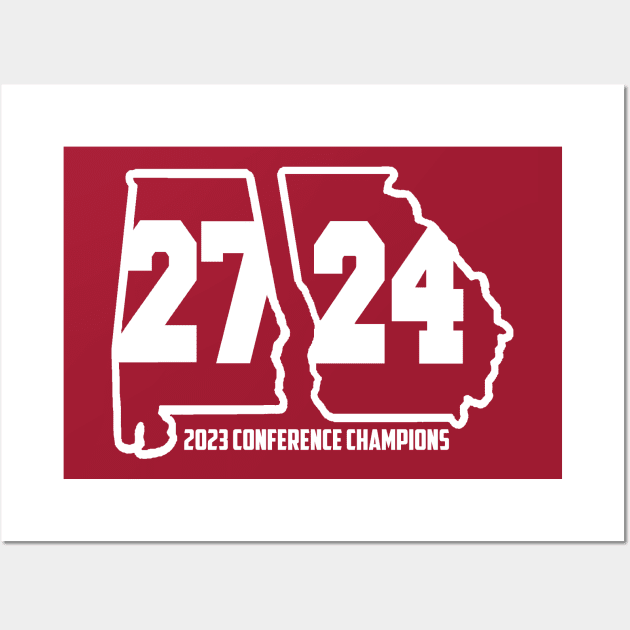 ALABAMA CONFERENCE CHAMPIONS Wall Art by thedeuce